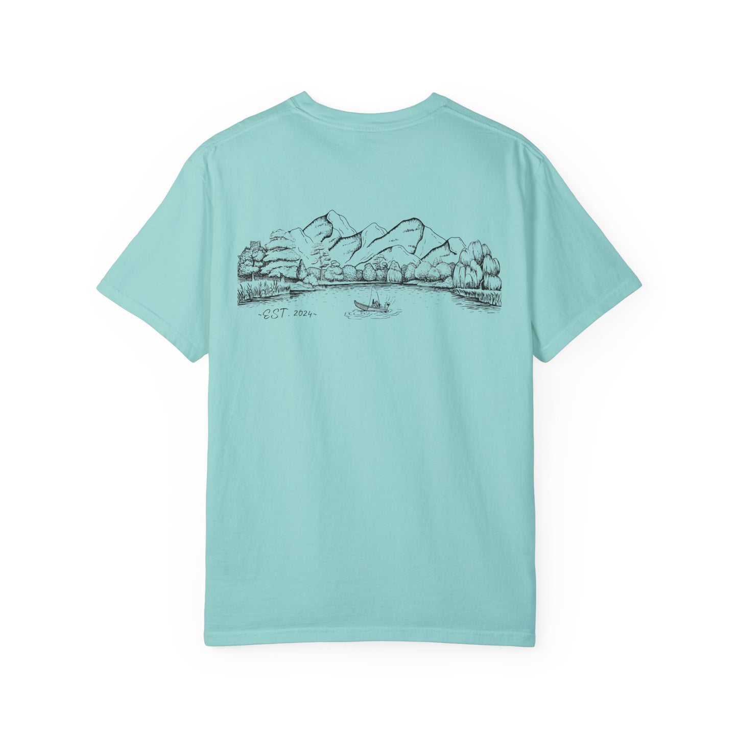 Tagged "Comfort Colors" Cotton Fishing Shirt