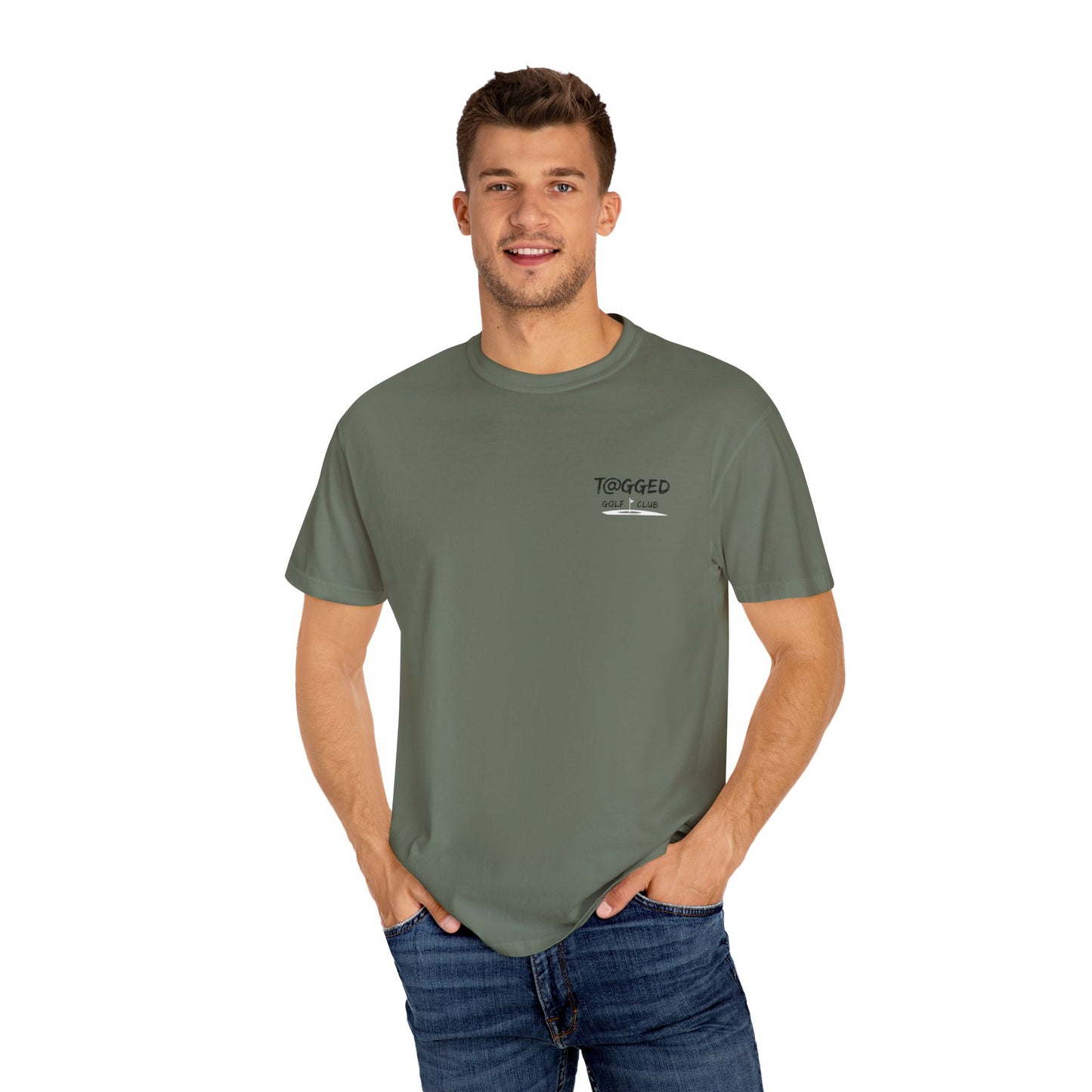 Tagged "Comfort Colors" Cotton Golfing Shirt