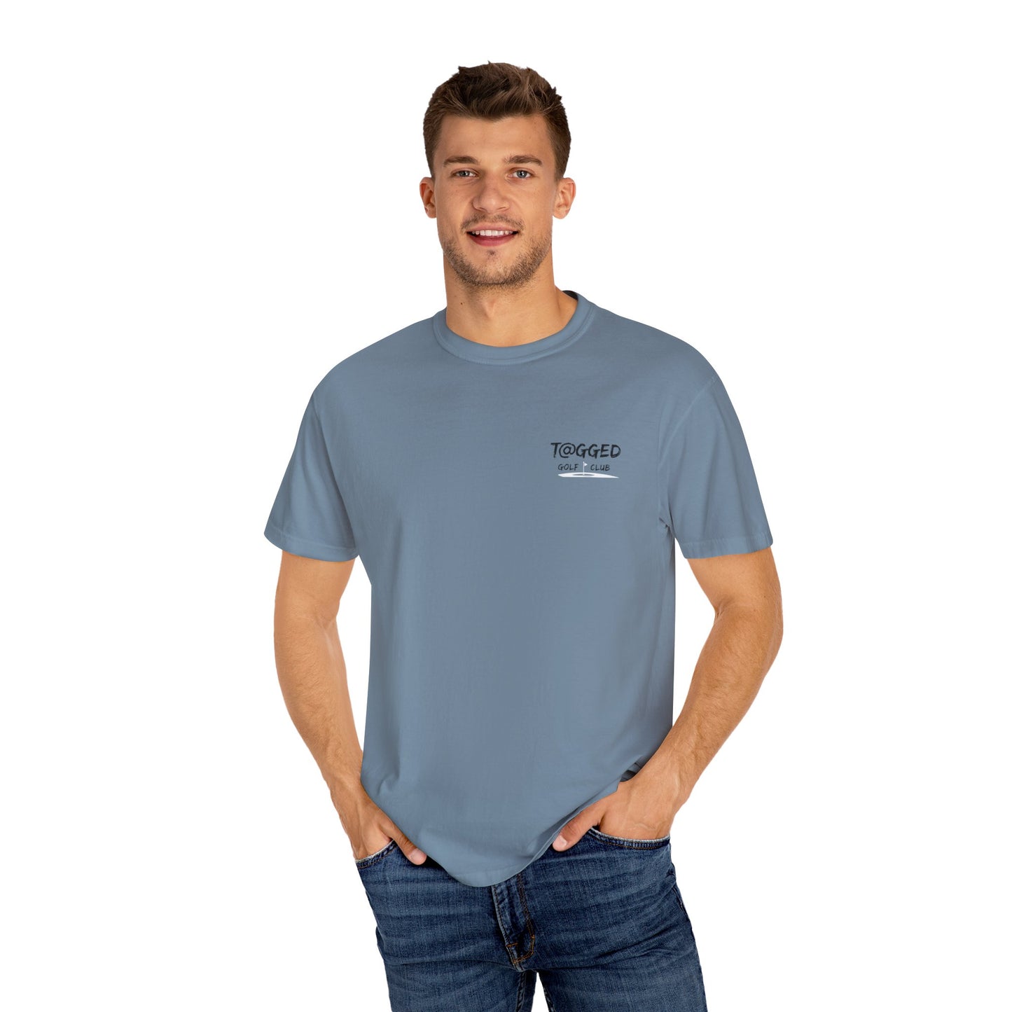 Tagged "Comfort Colors" Cotton Golfing Shirt