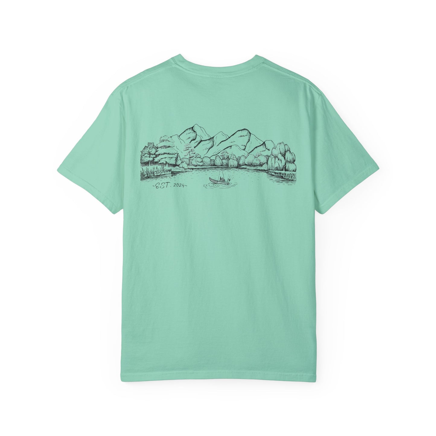 Tagged "Comfort Colors" Cotton Fishing Shirt