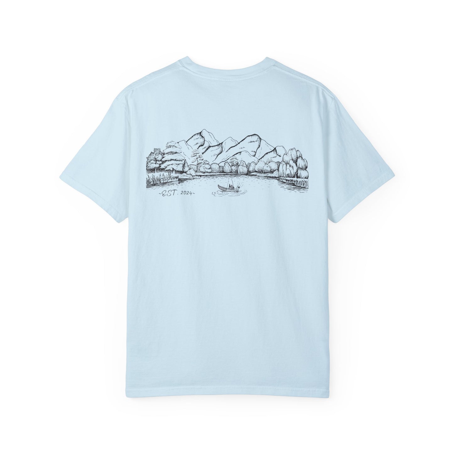 Tagged "Comfort Colors" Cotton Fishing Shirt