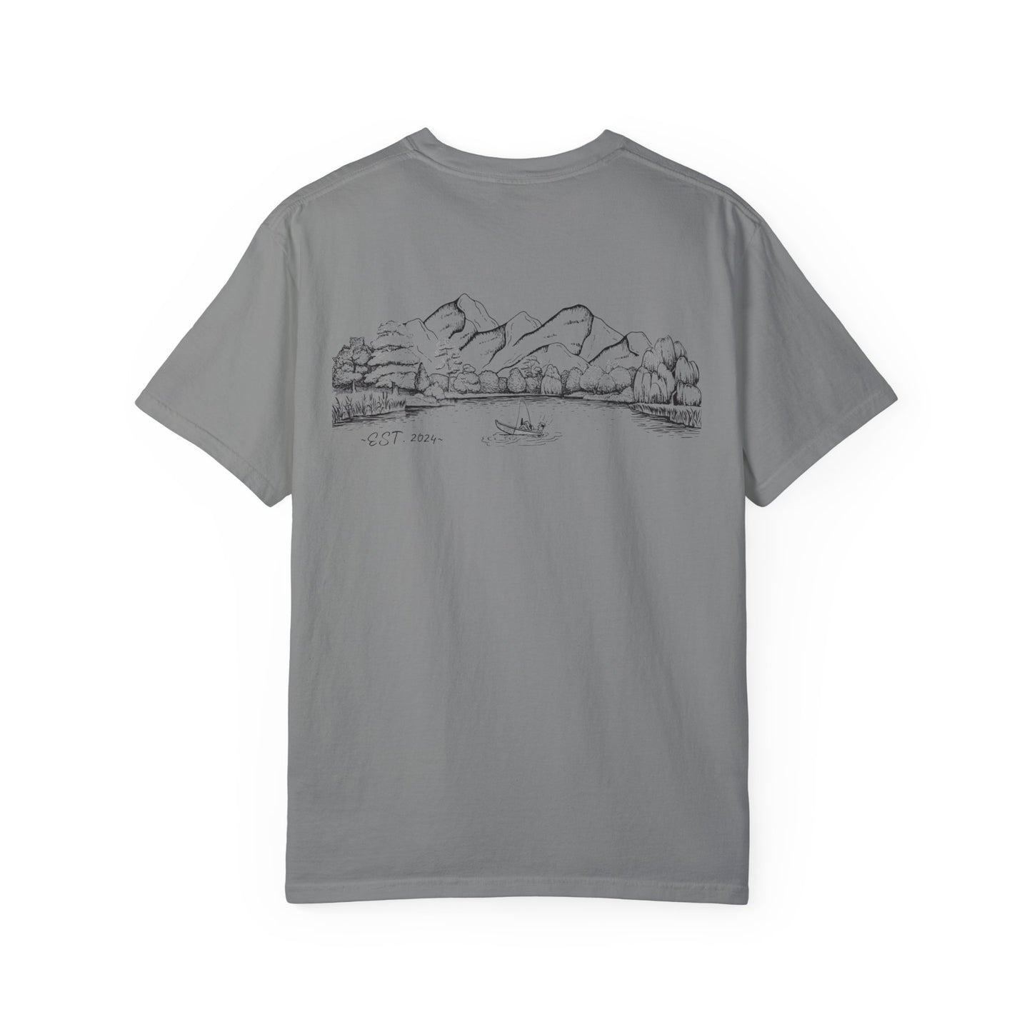 Tagged "Comfort Colors" Cotton Fishing Shirt